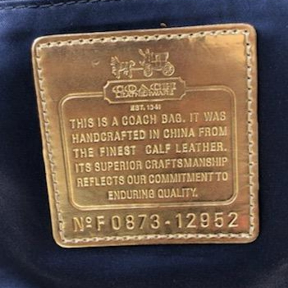 Authentic Multi Colored Coach Bag - Picture 5 of 8